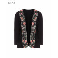 Chaqueta de mujer casual Floral Trim